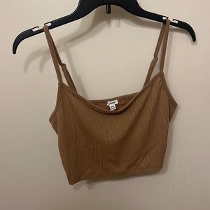 Garage crop tank top